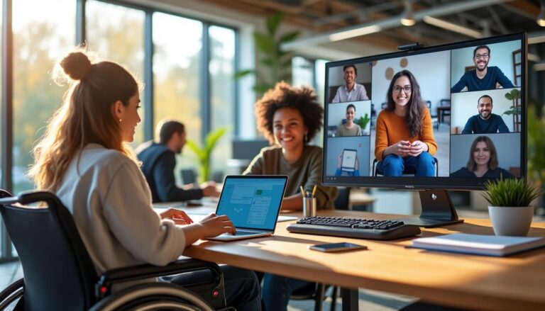 découvrez comment l'accessibilité numérique contribue à l'inclusion des travailleurs handicapés en facilitant l'accès aux outils et aux ressources digitales dans le milieu professionnel.