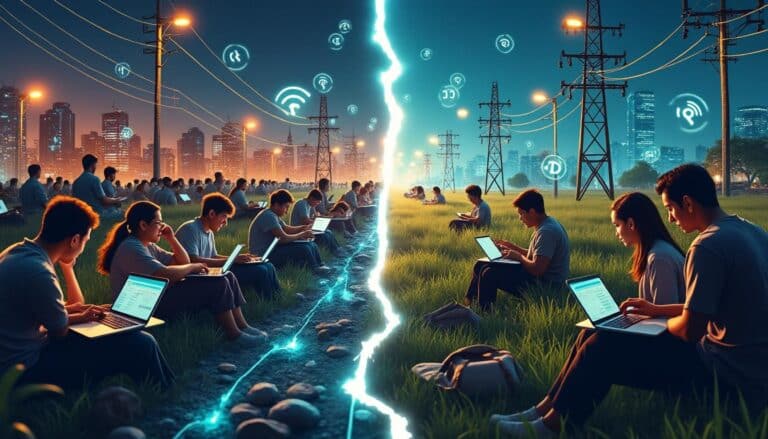 découvrez comment la fracture numérique prive certaines populations d'un accès essentiel au haut débit, exacerbant ainsi leur isolement social et économique.