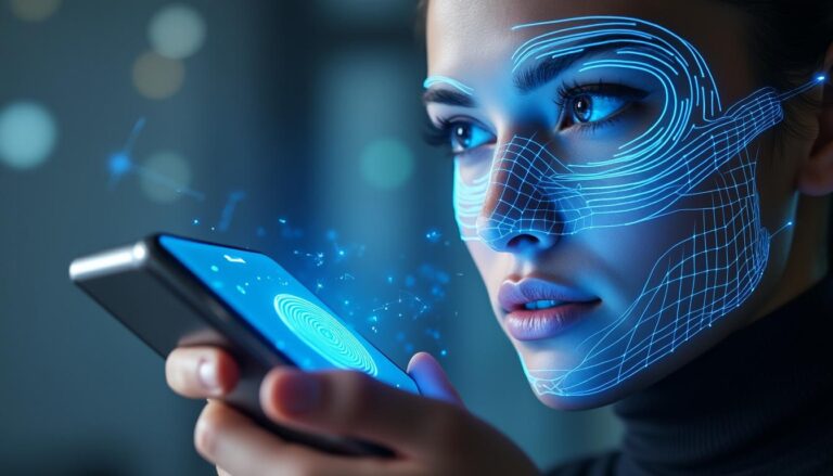 découvrez comment la reconnaissance faciale biométrique garantit un déverrouillage sécurisé et rapide de votre téléphone, alliant technologie avancée et protection optimale.