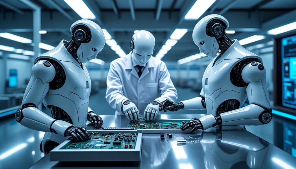 découvrez comment la robotique humanoïde compense la pénurie de main-d'œuvre qualifiée dans les secteurs high-tech, en apportant innovation et efficacité.